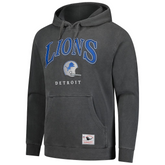 Mitchell & Ness Gray Detroit Lions Slot Pullover Hoodie - hoodie - Detroit Lions Pullover Hoodie, Gray Hoodie, Mitchell & Ness Gray Detroit Lions Hoodie, Mitchell & Ness Gray Detroit Lions Slot Hoodie